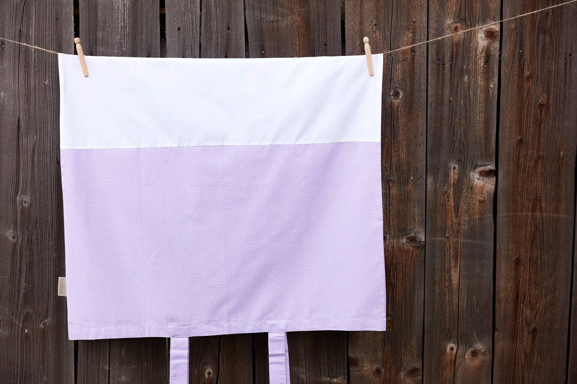 Kraftkids Bezug Für Wickeltischauflage Weiße Punkte Auf Lila von Etsy - KraftKidsShop