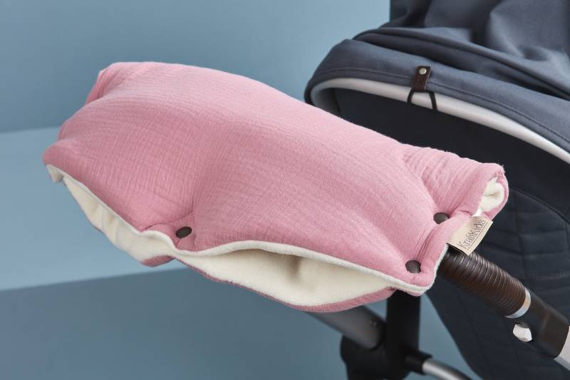 Kraftkids Kinderwagenmuff Musselin Rosa Kraftkids Kinderwagenmuff Musselin Rosa von Etsy - KraftKidsShop