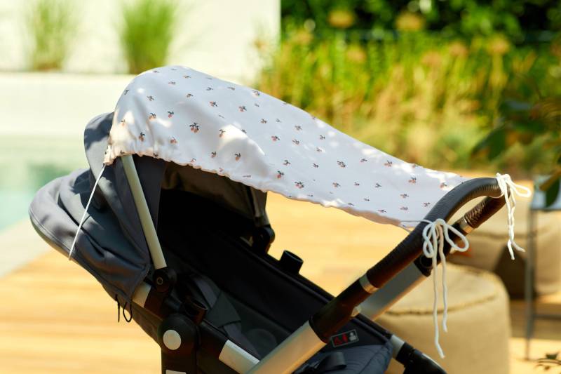 Kraftkids Sonnensegel Musselin Kirschen Kraftkids Sonnensegel Musselin Kirschen von Etsy - KraftKidsShop