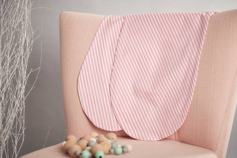 Kraftkids Stillkissenbezug Streifen Rosa von Etsy - KraftKidsShop