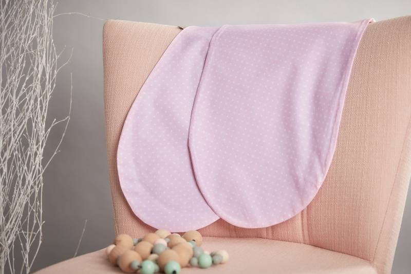 Kraftkids Stillkissenbezug Weiße Punkte Auf Rosa von Etsy - KraftKidsShop