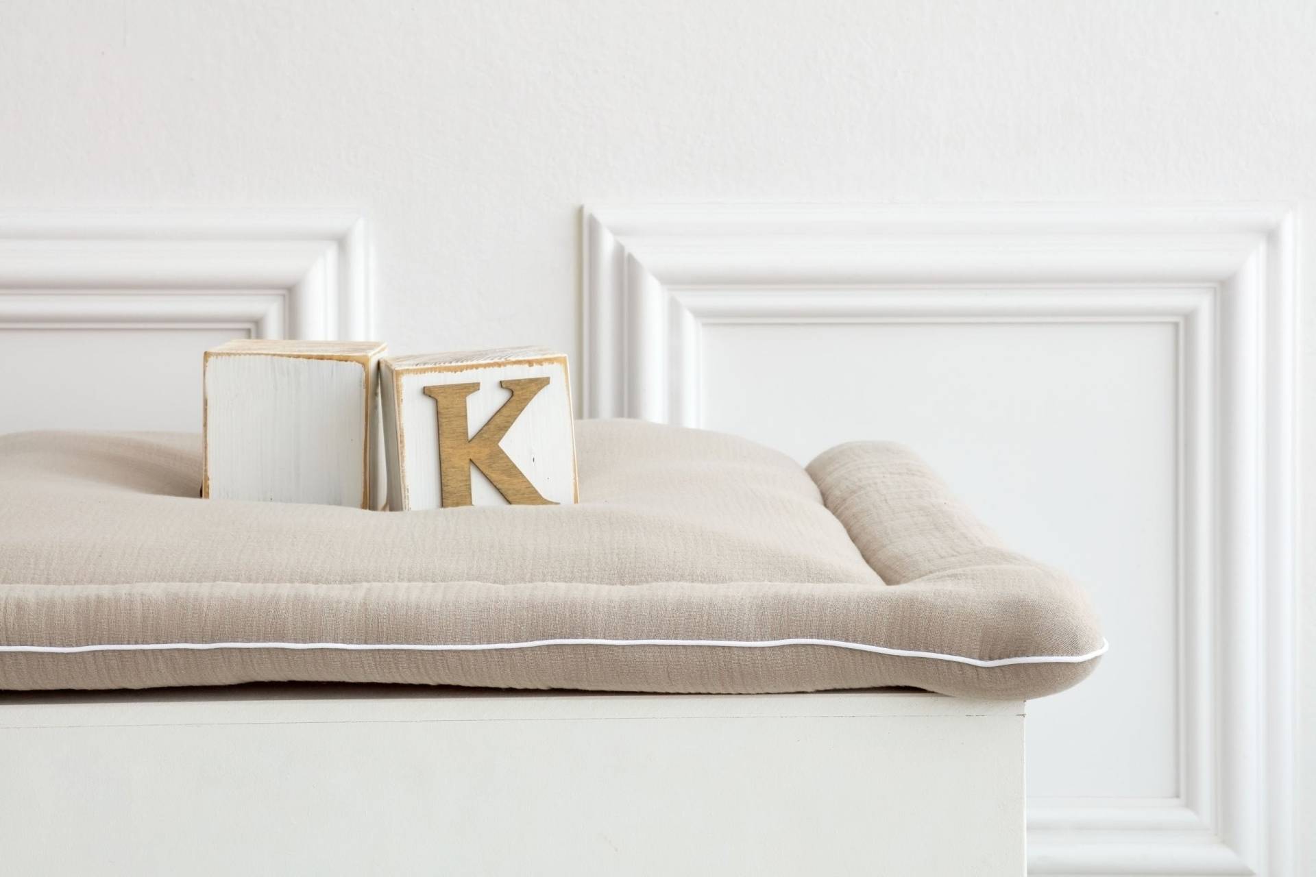 Kraftkids Wickelauflage Musselin Beige Kraftkids Wickelauflage Musselin Beige von Etsy - KraftKidsShop