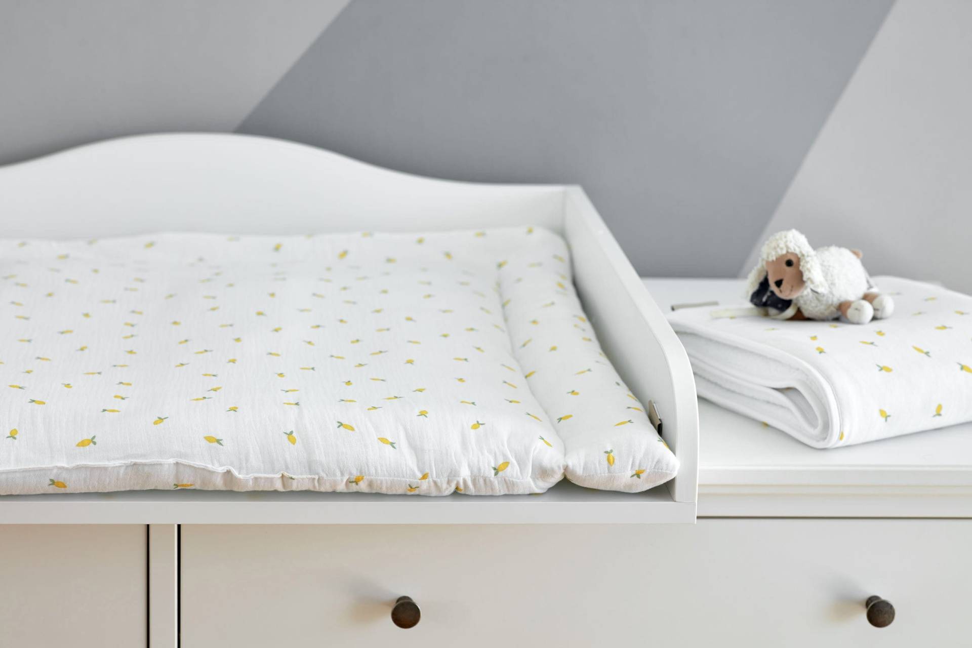Kraftkids Wickelauflage Musselin Gelbe Zitronen Kraftkids Wickelauflage Musselin Gelbe Zitronen von Etsy - KraftKidsShop