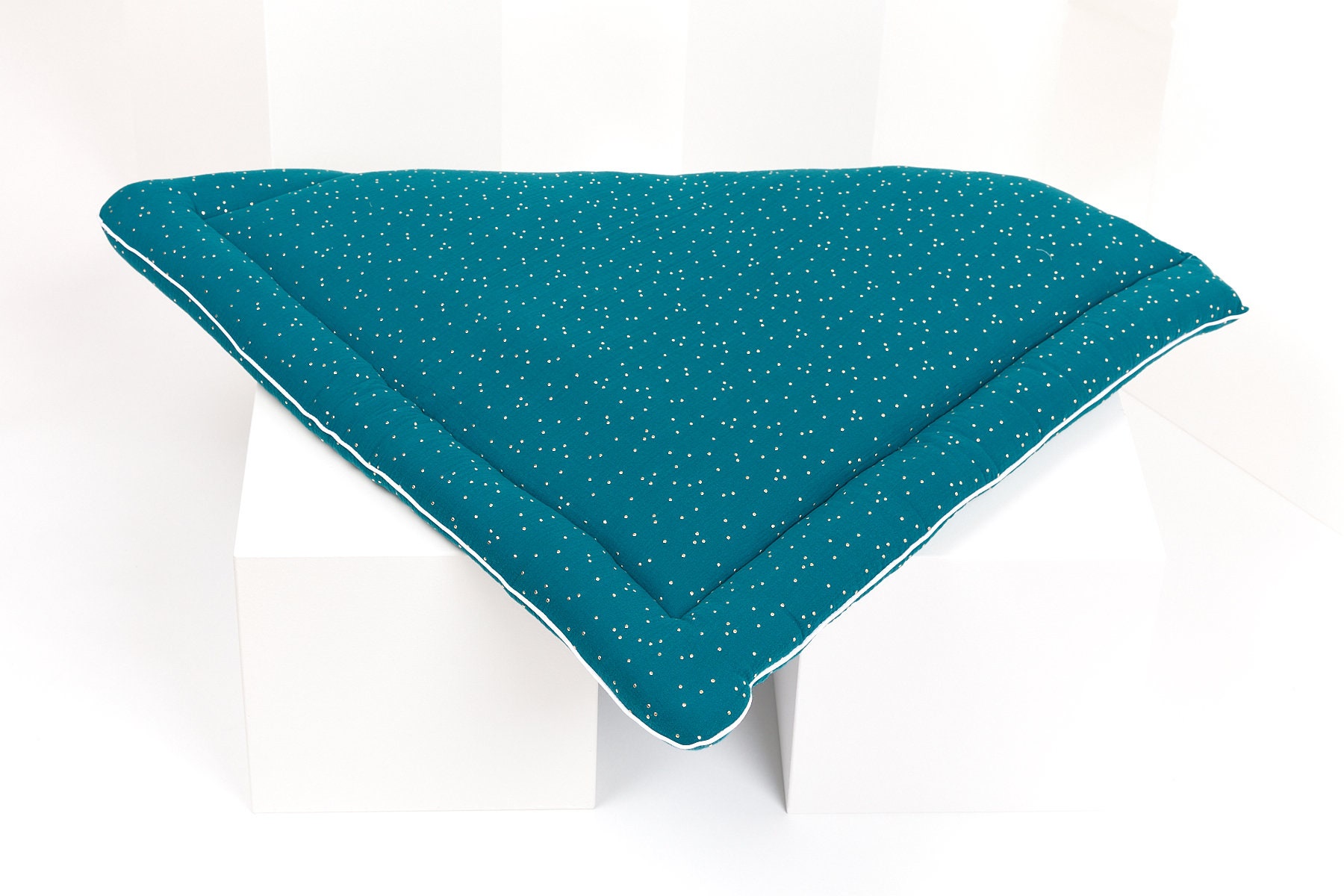Kraftkids Wickelauflage Musselin Goldene Punkte Auf Petrol 75x70 cm | Bxt, 60x70 78x78 85x75 | Bxt Kraftkids Wickelauflage Musselin Goldene Punkte Auf Petrol 75x70 cm | Bxt, 60x70 78x78 85x75 | Bxt von Etsy - KraftKidsShop