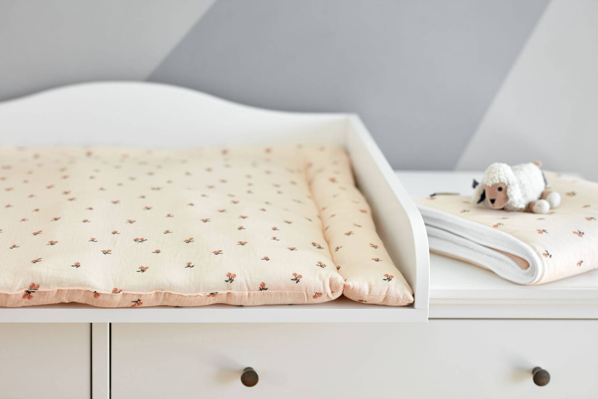 Kraftkids Wickelauflage Musselin Kirschen Kraftkids Wickelauflage Musselin Kirschen von Etsy - KraftKidsShop
