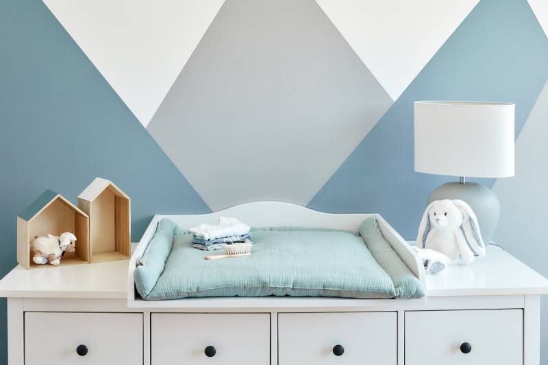 Kraftkids Wickelauflage Musselin Mint 75x70 cm | Bxt, 60x70 78x78 85x75 | Bxt von Etsy - KraftKidsShop