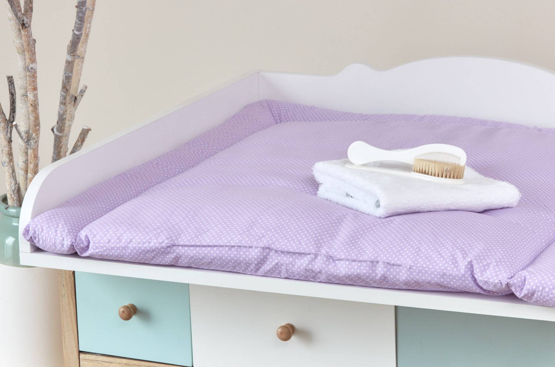 Kraftkids Wickelauflage Weiße Punkte Auf Lila 75x70 cm | Bxt, 60x70 78x78 85x75 | Bxt Kraftkids Wickelauflage Weiße Punkte Auf Lila 75x70 cm | Bxt, 60x70 78x78 85x75 | Bxt von Etsy - KraftKidsShop