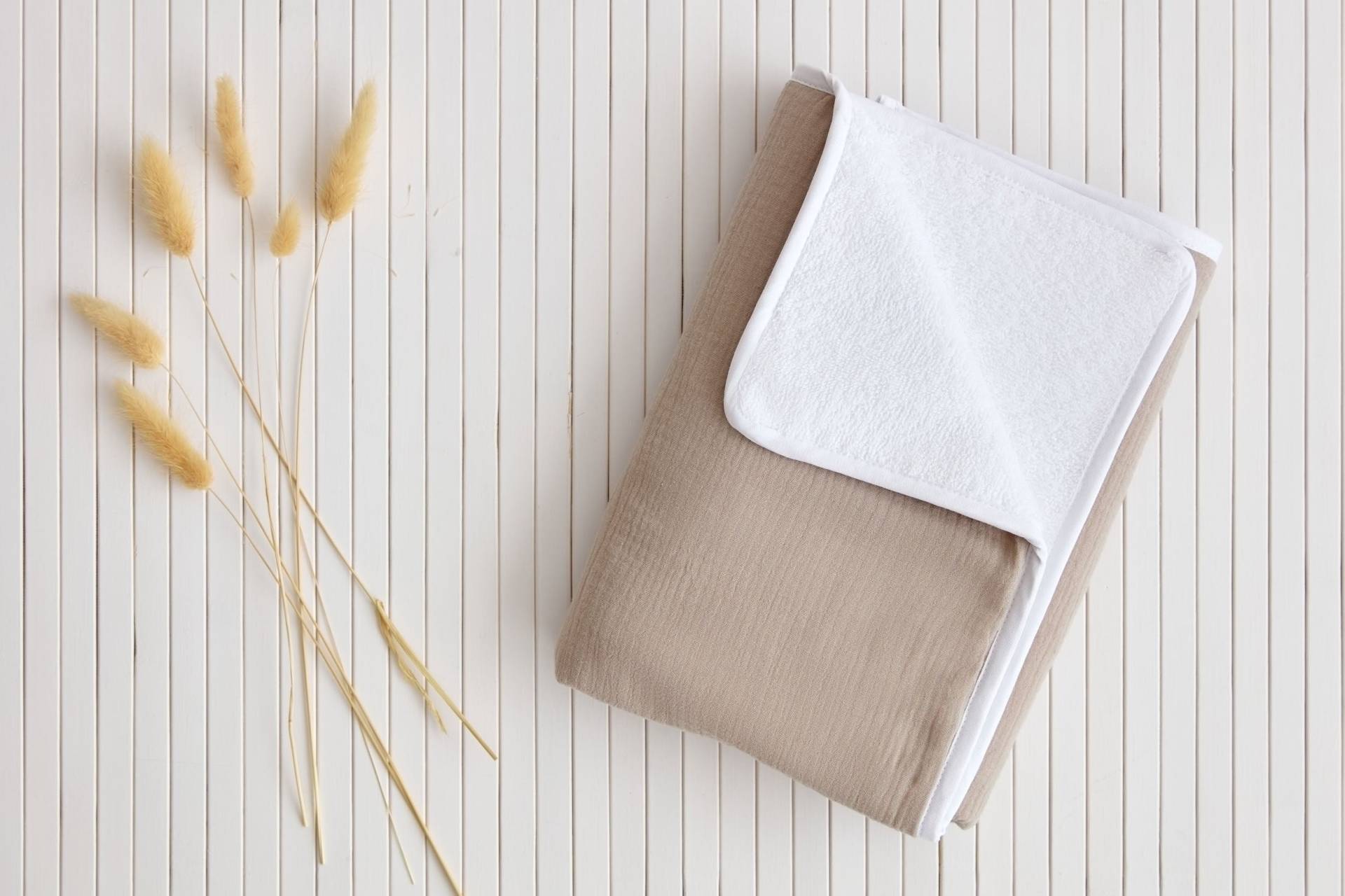 Kraftkids Wickelunterlage Musselin Beige Kraftkids Wickelunterlage Musselin Beige von Etsy - KraftKidsShop
