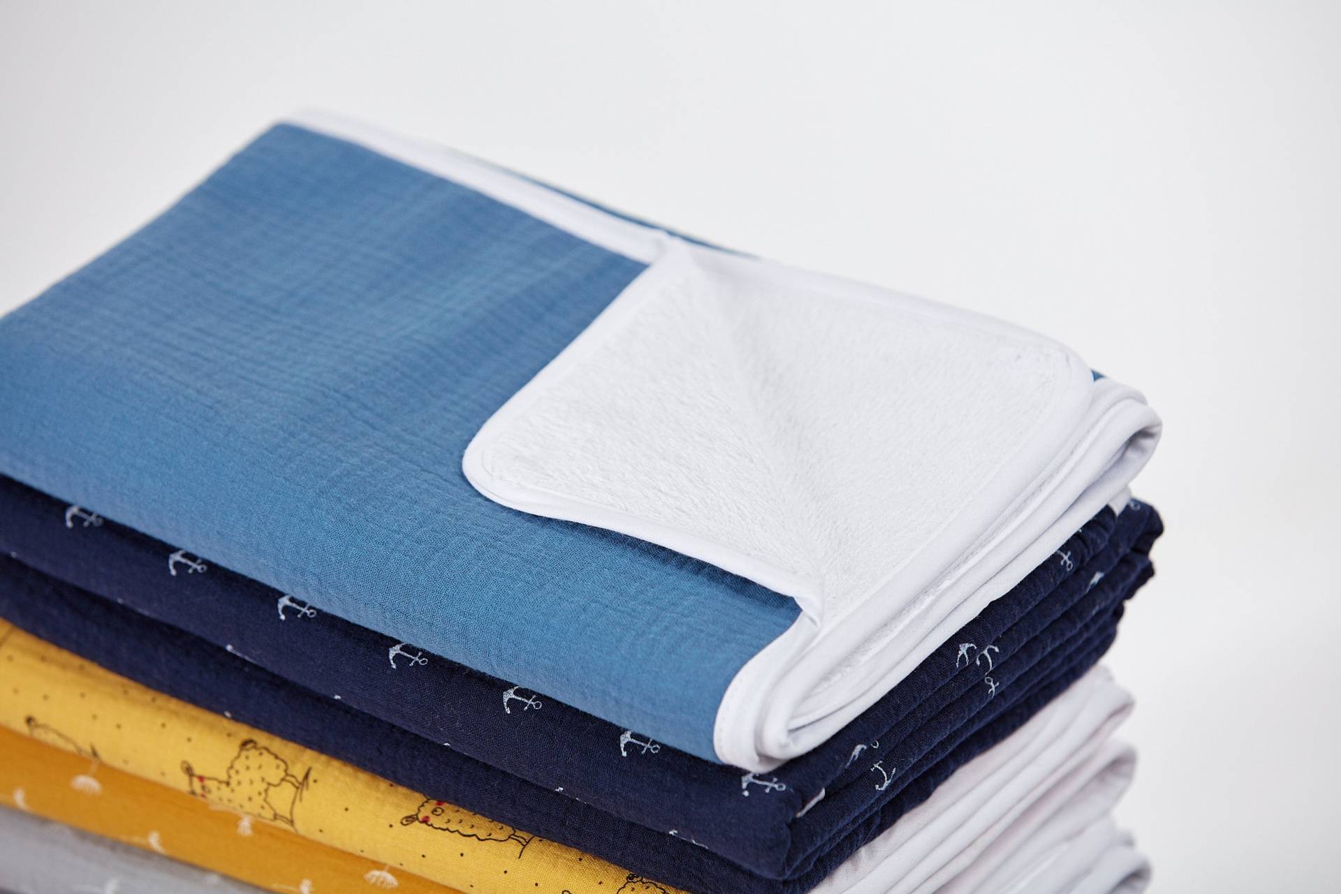 Kraftkids Wickelunterlage Musselin Blau Kraftkids Wickelunterlage Musselin Blau von Etsy - KraftKidsShop