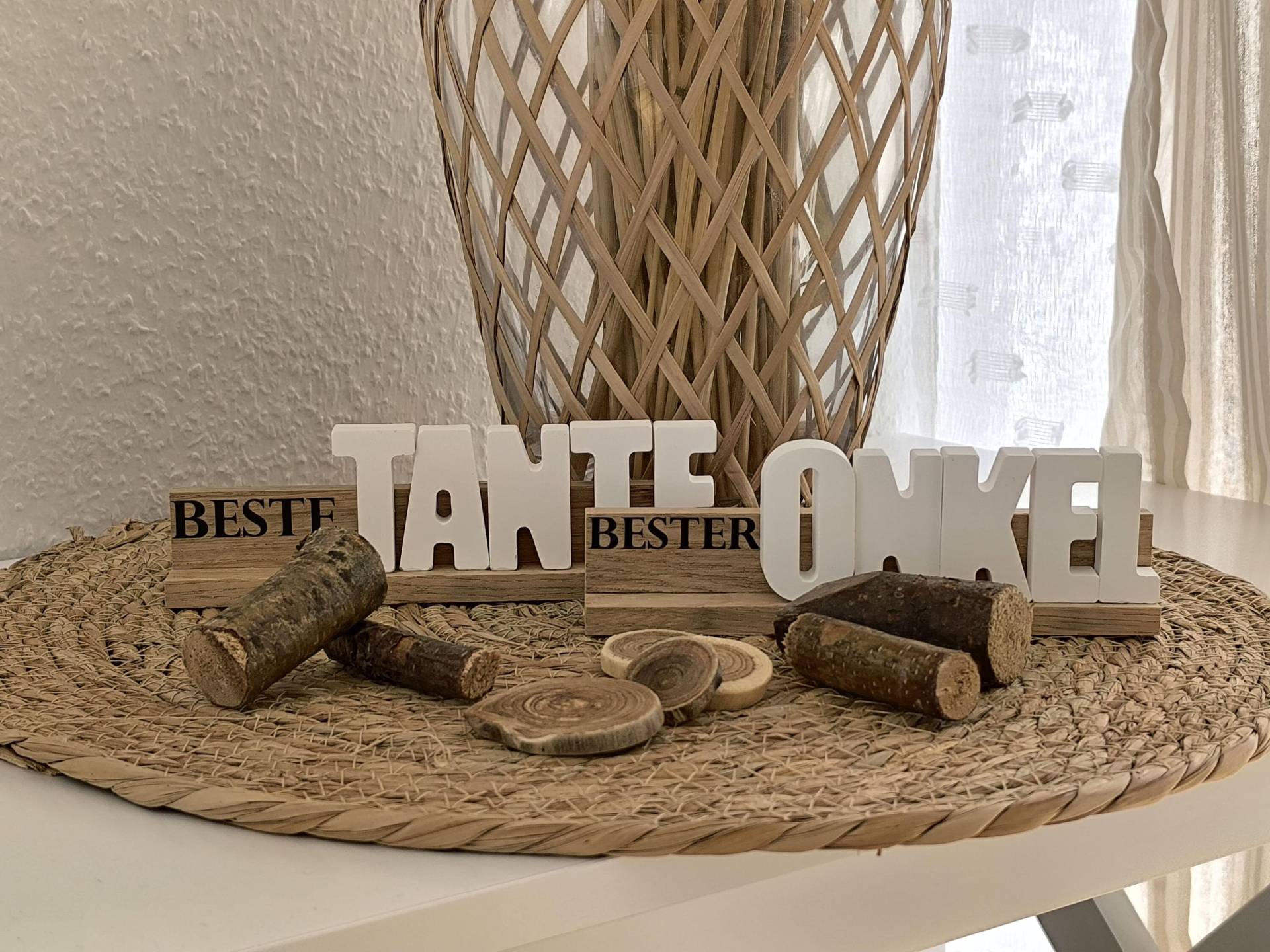 Aufsteller Beste Tante/Bester Onkel Aufsteller Beste Tante/Bester Onkel von Etsy - KreaTuri