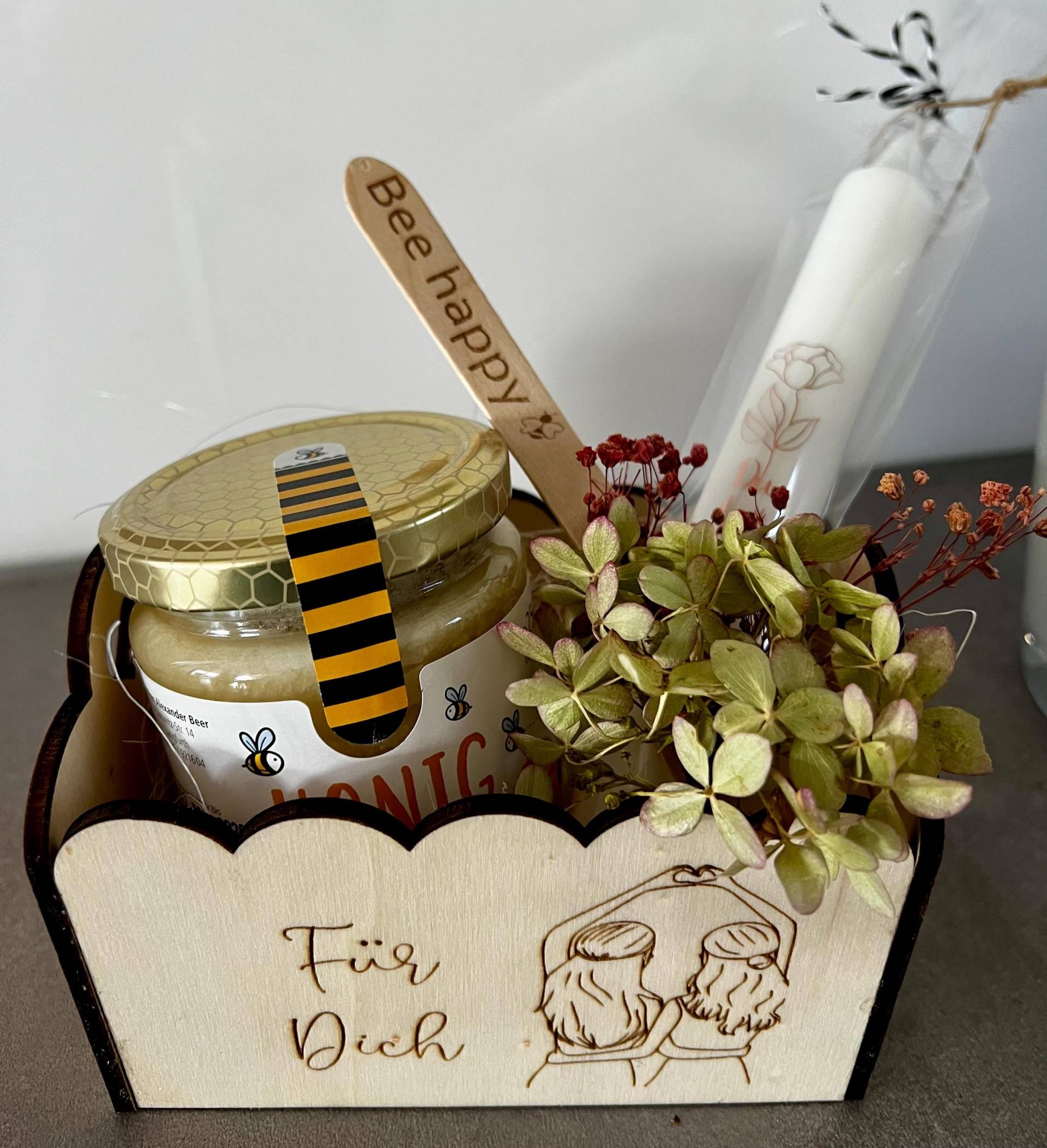 Geschenkset, Mitbringsel, Geschenk Mit Honig, Süsses Geschenk, Honigset, Kleinigkeit von Etsy - KreativDesignbianca