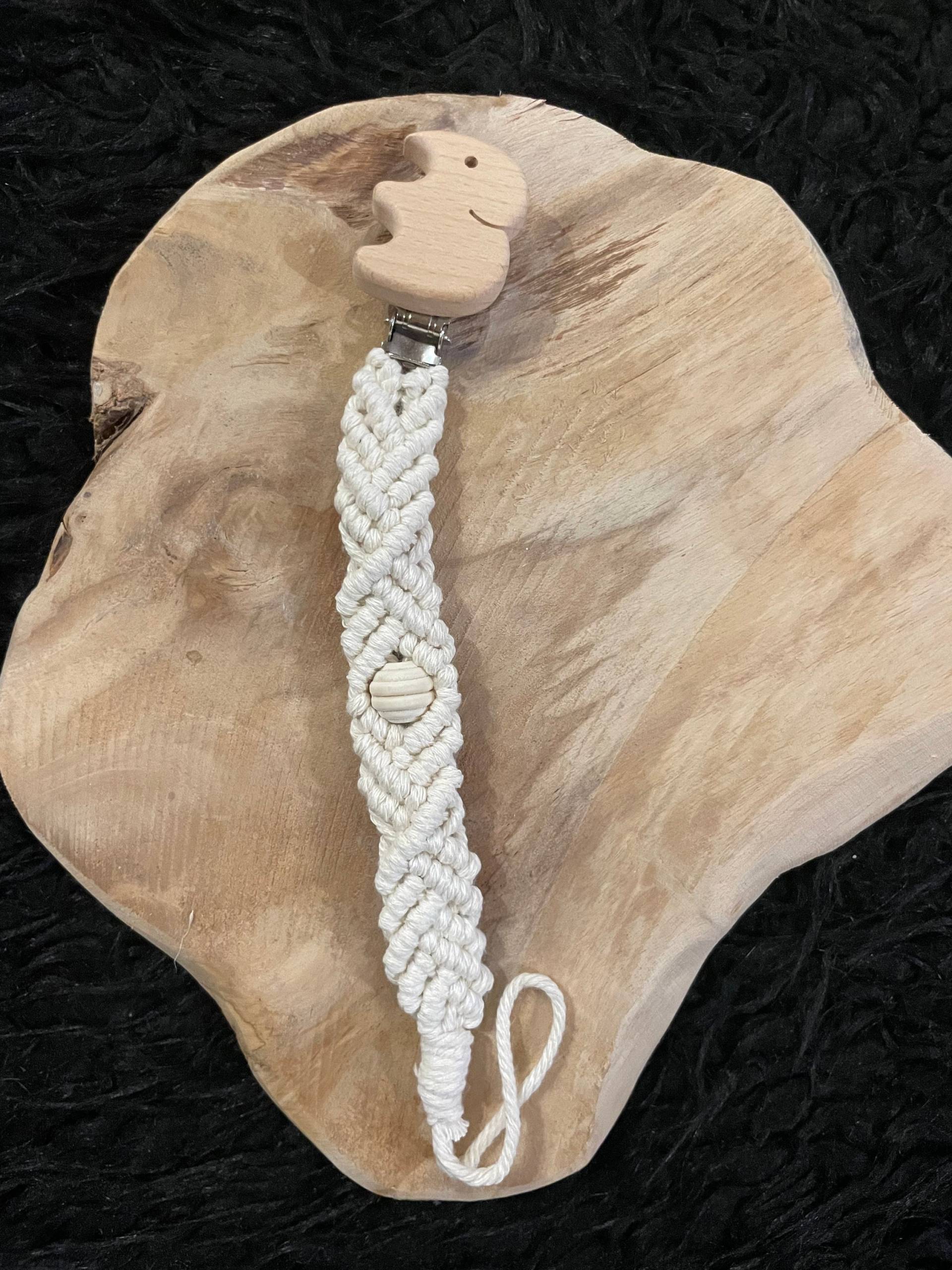 Makramee Schnullerkette Personalisiert Makramee Schnullerkette Personalisiert von Etsy - KreativPlace