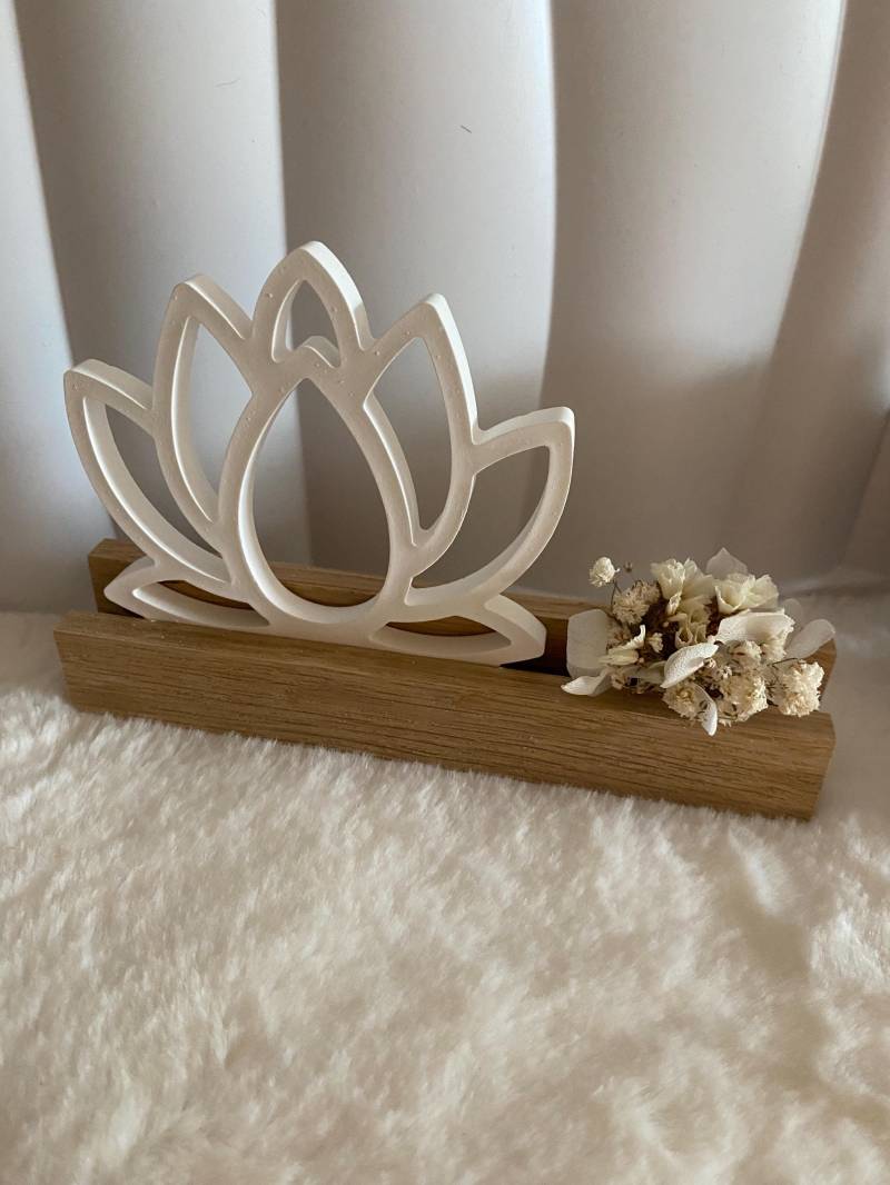 Lotusblüte Raysin -Yoga Geschenkset - Dekoration Boho Geburtstagsgeschenk Yogalehrerin Deko Aufsteller von Etsy - Kreativewerkstatt2