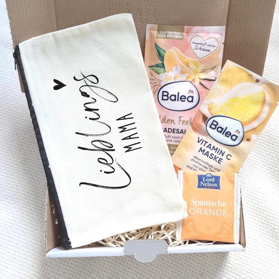 Geschenkbox Mit Kosmetiktasche Lieblingsmama | Wellness-Geschenkset Mäppchen Spruch Tasche Text Geburtstagsgeschenk Für Mama Geschenkbox Mit Kosmetiktasche Lieblingsmama | Wellness-Geschenkset Mäppchen Spruch Tasche Text Geburtstagsgeschenk Für Mama von Etsy - KreativloungeMelodie
