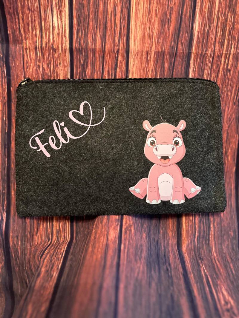 Windeltasche Baby "Nilpferd" von Etsy - Kreativstuebleob