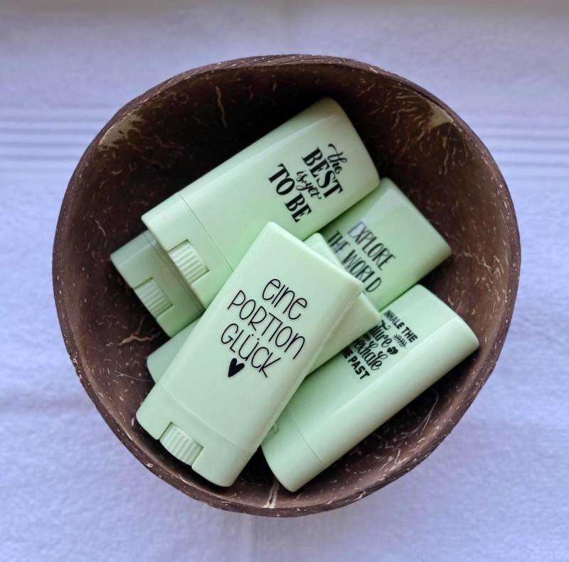 Natürliches Deo, Deo-stick Mit Positiver Botschaft, Deodorant Orangenduft Natürliches Deo, Deo-stick Mit Positiver Botschaft, Deodorant Orangenduft von Etsy - Krimsalabim