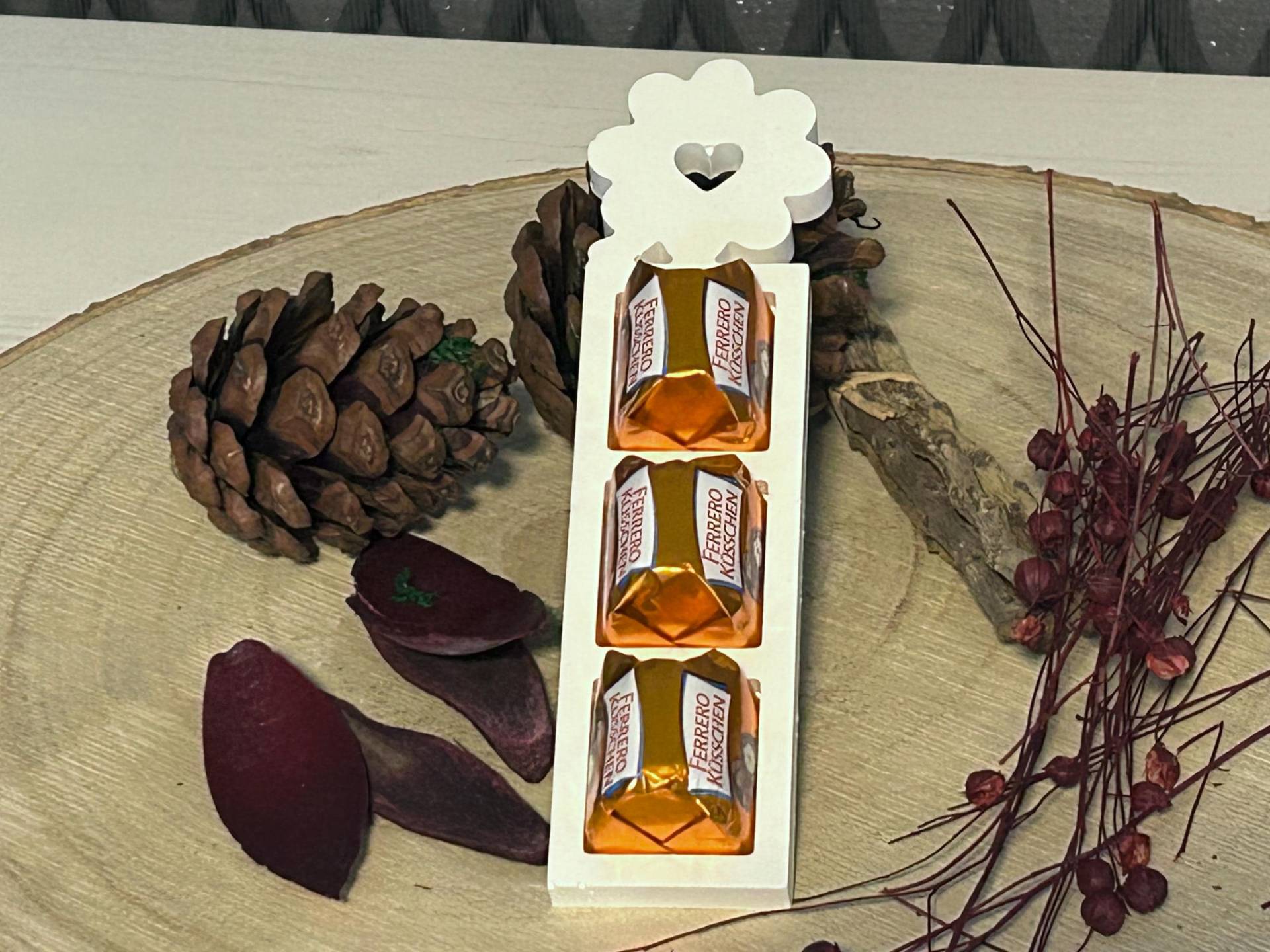Raysin Geschenk Blume Konfekt Praline Anhänger Geschenkanhänger von Etsy - KruemelsAtelier