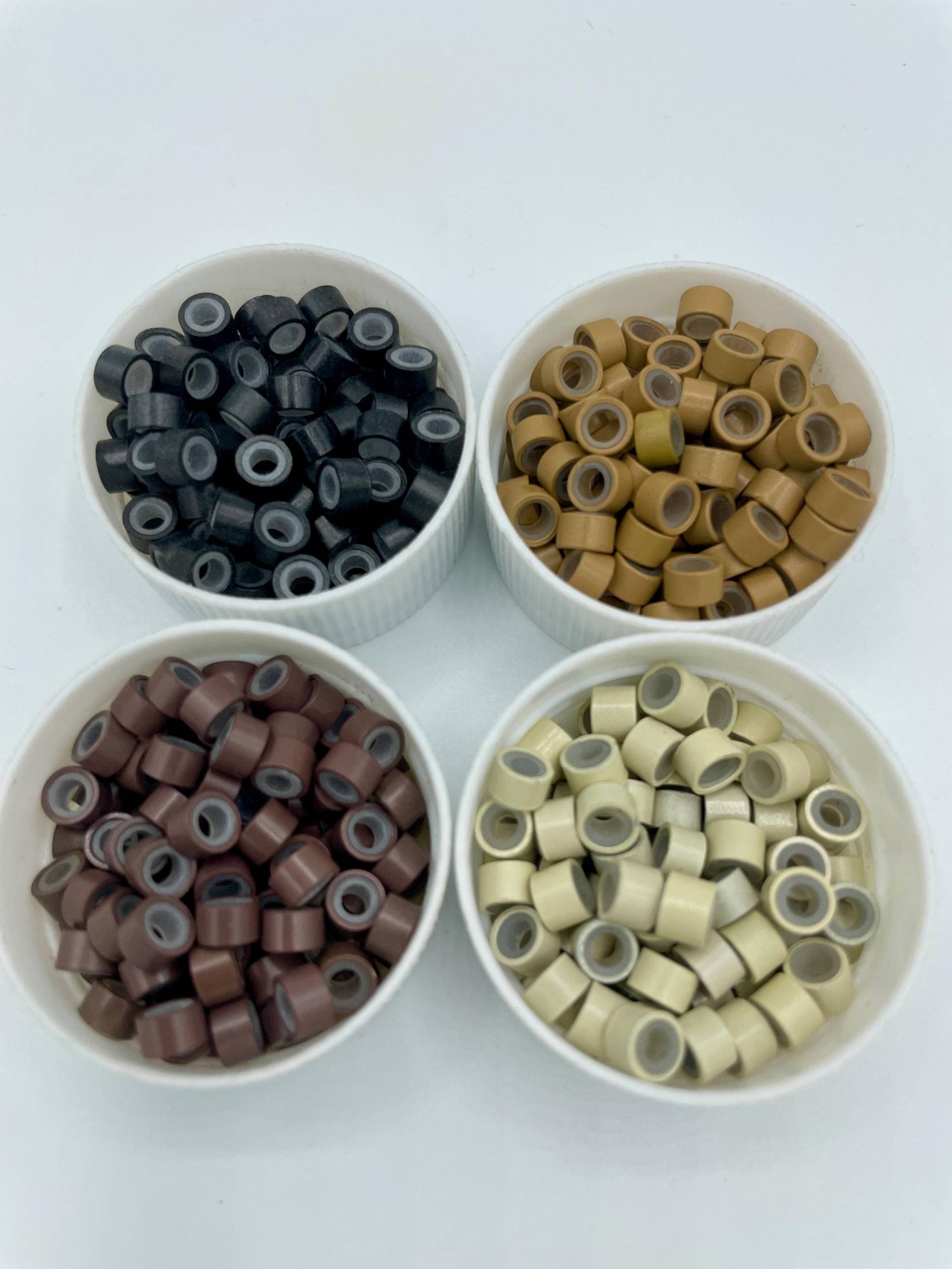 25 Silikon Microperlen 5 Mm Haarverlängerungsperlen 25 Silikon Microperlen 5 Mm Haarverlängerungsperlen von Etsy - KstarFeathers