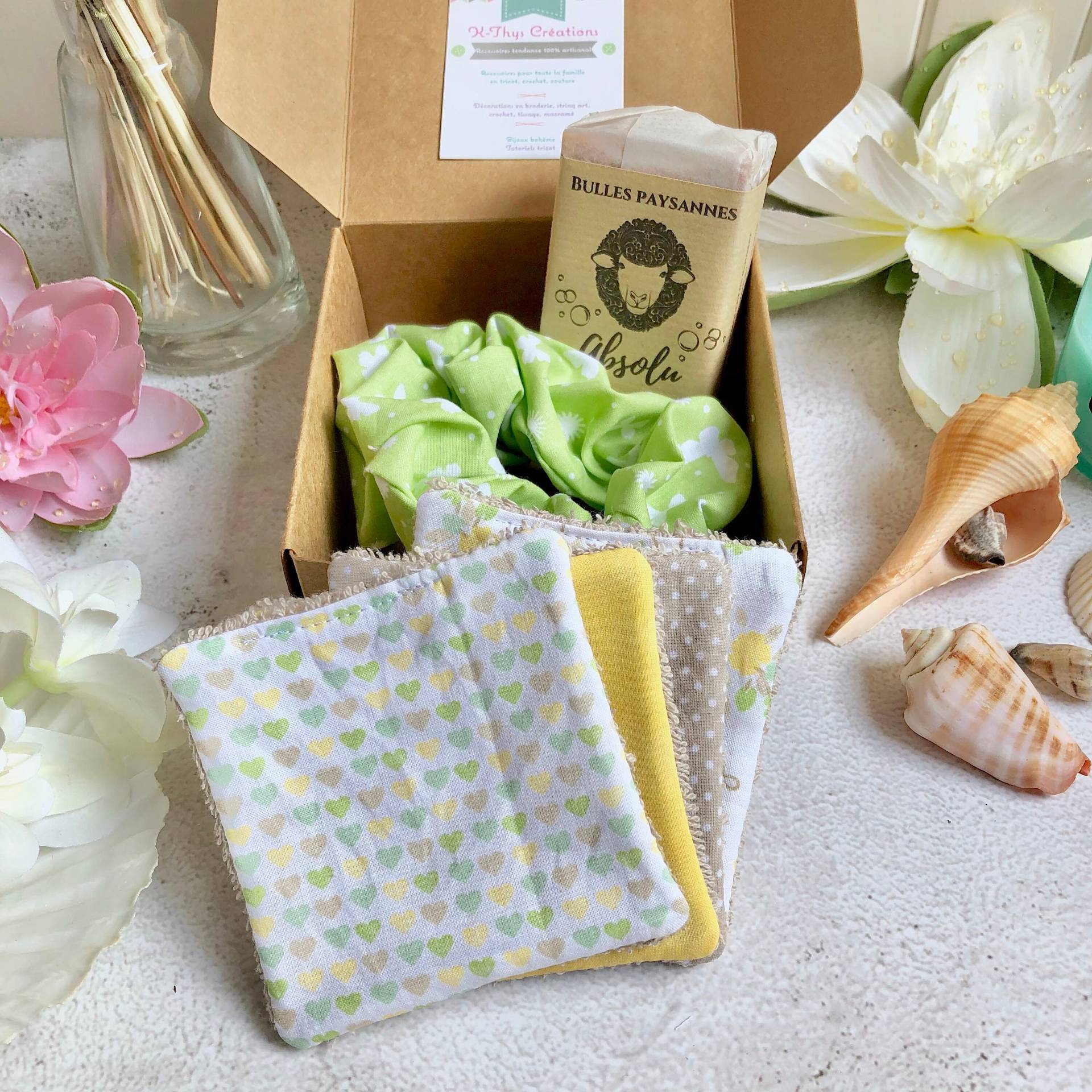 Beauty-Entspannungs-Entdeckungsbox - Format S 2 Produkte Favorit, Abschminktücher, Zero Waste, Wohlbefinden, Spa von Etsy - KthysCreations