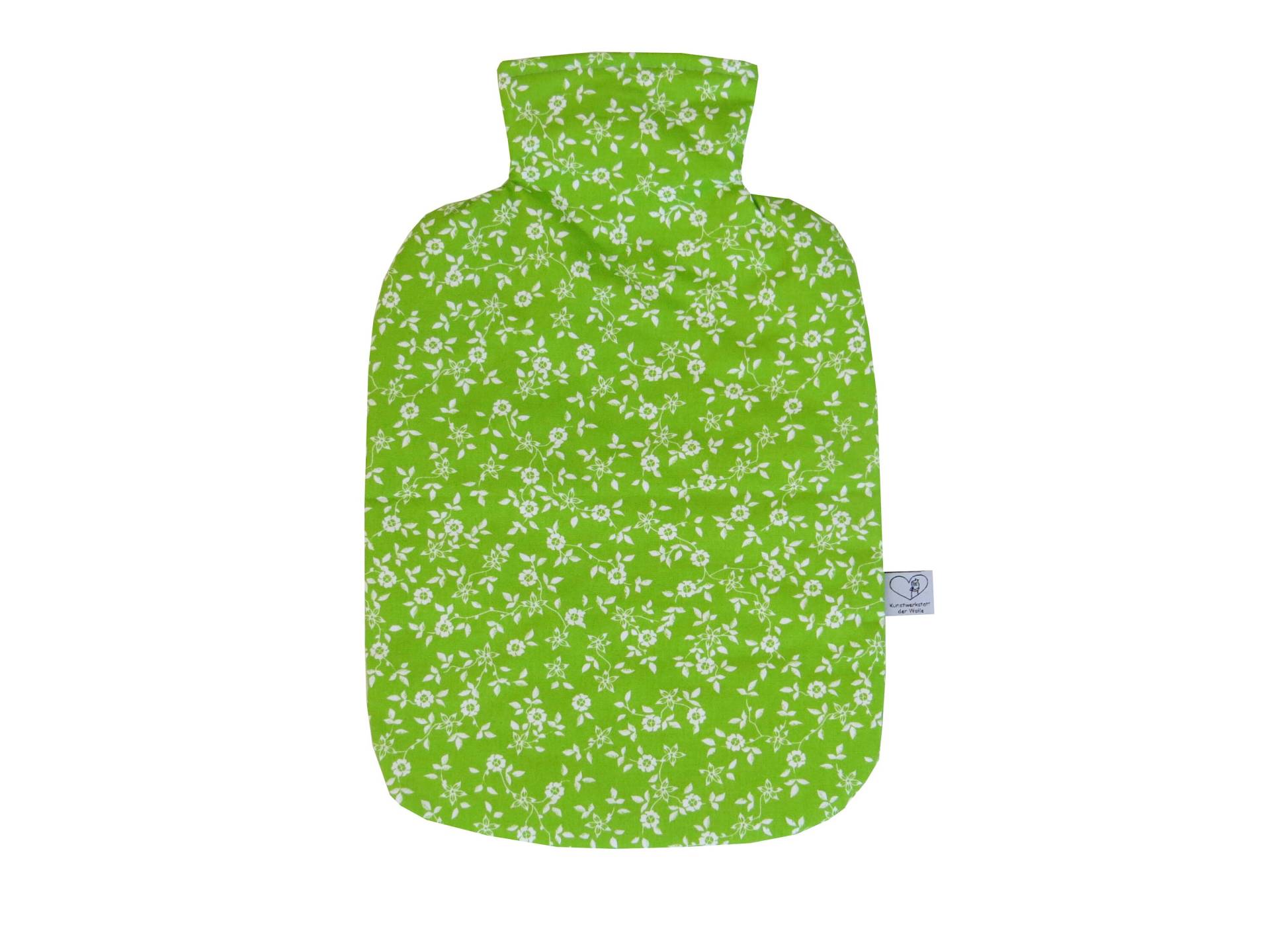 Wärmflasche Hellgrün Blumen Für 2L Wärmflaschenbezug von Etsy - KunstwerkstattWolle