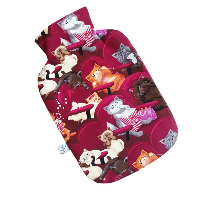 Wärmflasche Katzen Im Kino Wärmflaschenbezug Wärmflasche Katzen Im Kino Wärmflaschenbezug von Etsy - KunstwerkstattWolle