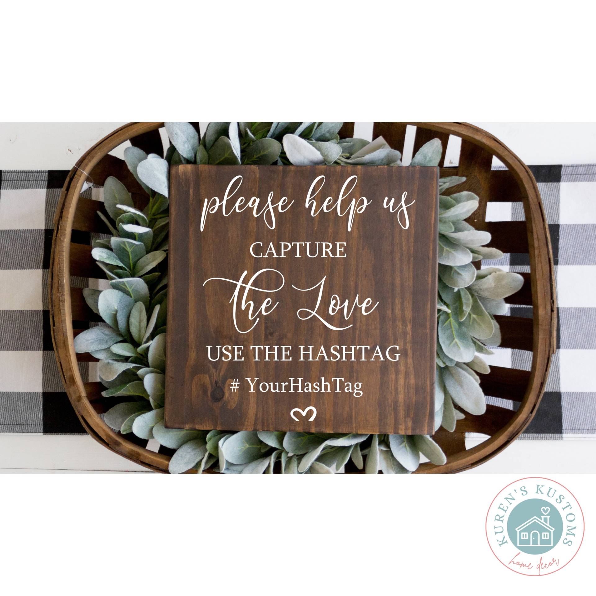 Helfen Sie Uns, Das Liebeszeichen Einzufangen | Benutzerdefiniertes Hashtag-Schild Für Hochzeiten Hochzeitsfotoschild Capture The Love Holzschild Helfen Sie Uns, Das Liebeszeichen Einzufangen | Benutzerdefiniertes Hashtag-Schild Für Hochzeiten Hochzeitsfotoschild Capture The Love Holzschild von Etsy - KurensKustoms