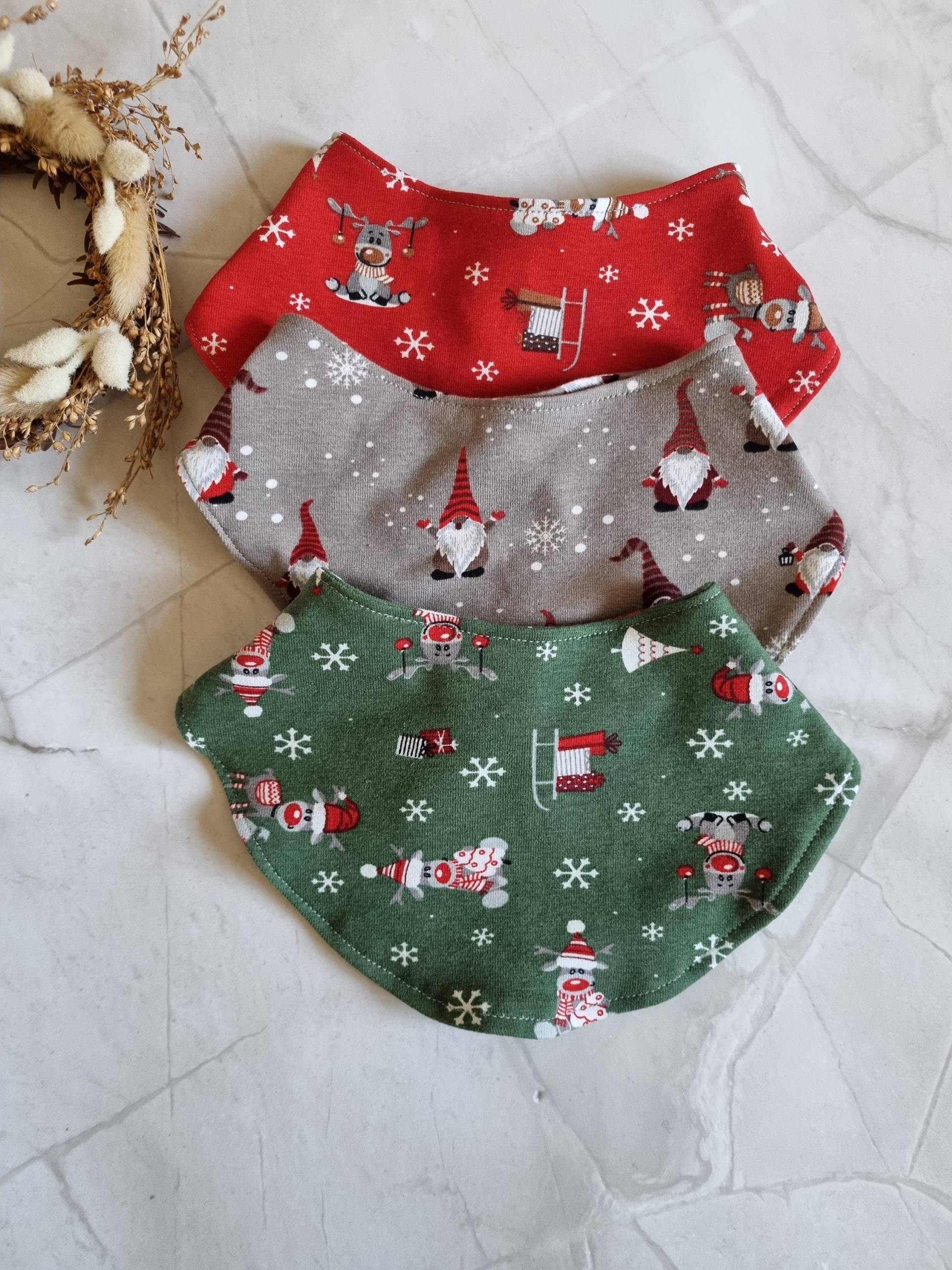 Christmas Cotton Baby Scarf Jersey Bandana Set | Burp Cloth Set Soft & Washable Newborn Last Minute Gift Babyshower Christmas Cotton Baby Scarf Jersey Bandana Set | Burp Cloth Set Soft & Washable Newborn Last Minute Gift Babyshower von Etsy - Kuschelschals