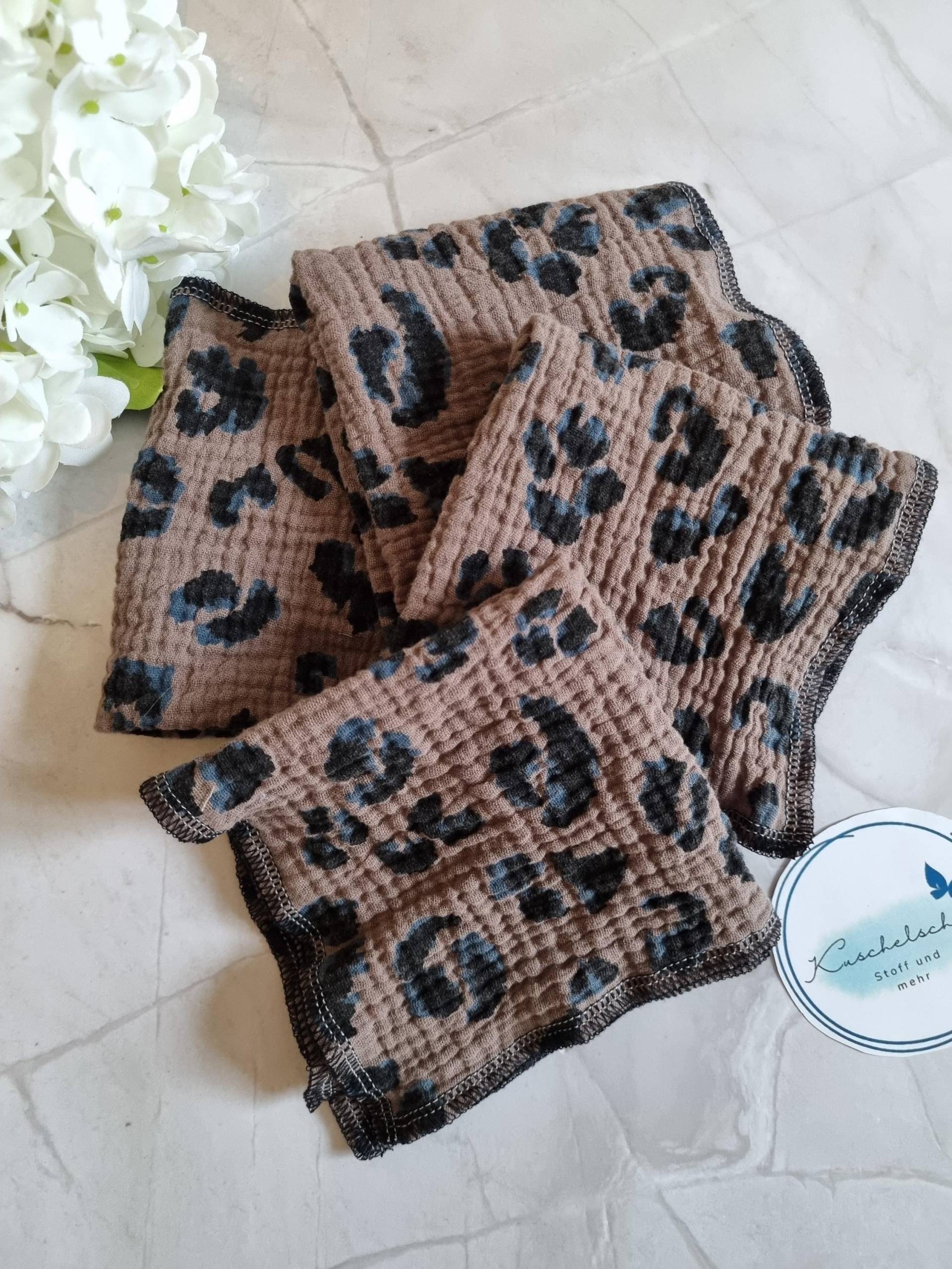Handkerchief Tissue Leo Fabric Soft Washable Brown Stylish Ecofriendly Sustainable Reusable Musselin Set Of 4/Ecological Handkerchief Tissue Leo Fabric Soft Washable Brown Stylish Ecofriendly Sustainable Reusable Musselin Set Of 4/Ecological von Etsy - Kuschelschals