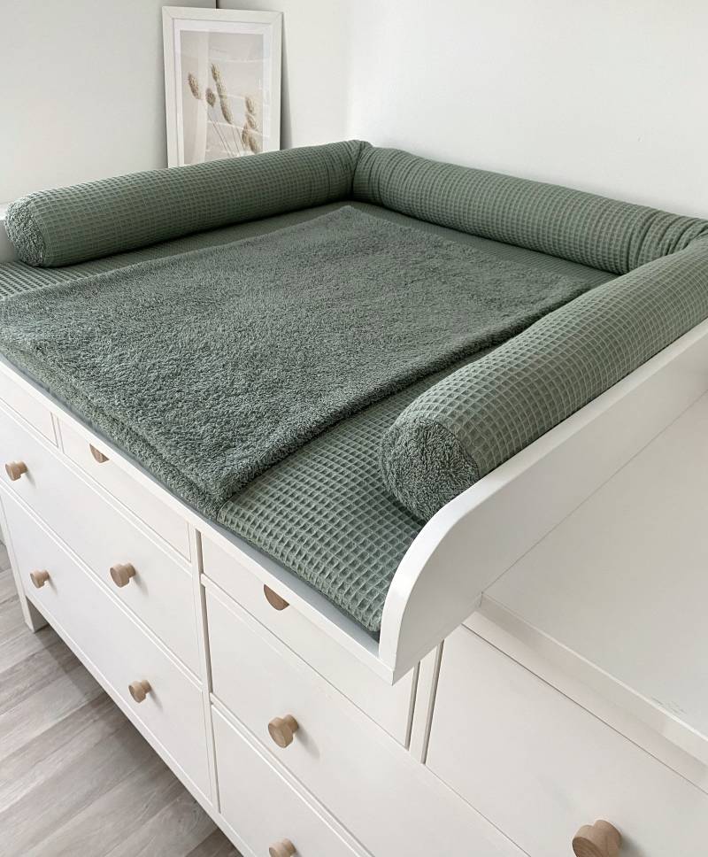 Wickelauflage Mit Wasserdichter Matratze Und Abnehmbaren Bezug Altmint von Etsy - Kuschelwelten