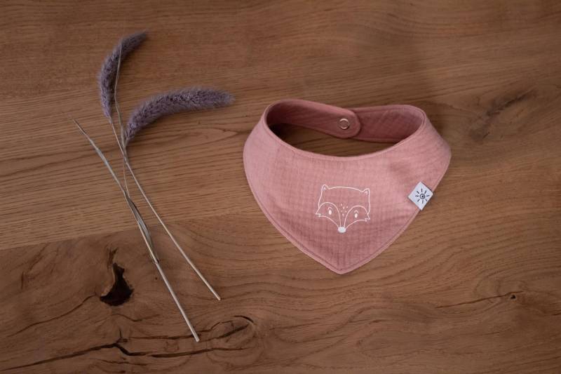 Babyhalstuch Mit Fuchs Als Motiv Personalisieren - Apricot von Etsy - LAKAKIKO