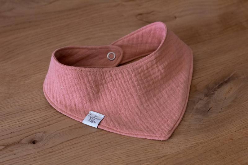 Babyhalstuch Personalisieren - Apricot Musselin von Etsy - LAKAKIKO