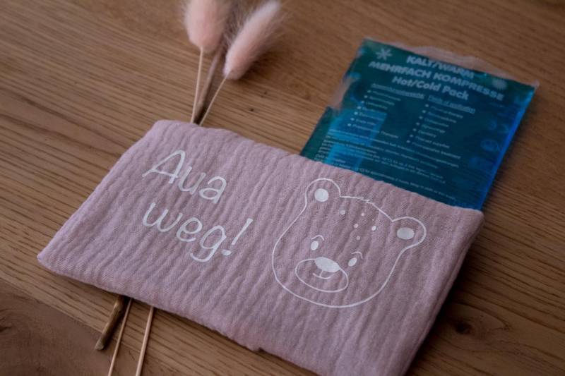 Kühlpadhülle Aus Musselin Geschenk Zur Geburt - Rosa von Etsy - LAKAKIKO