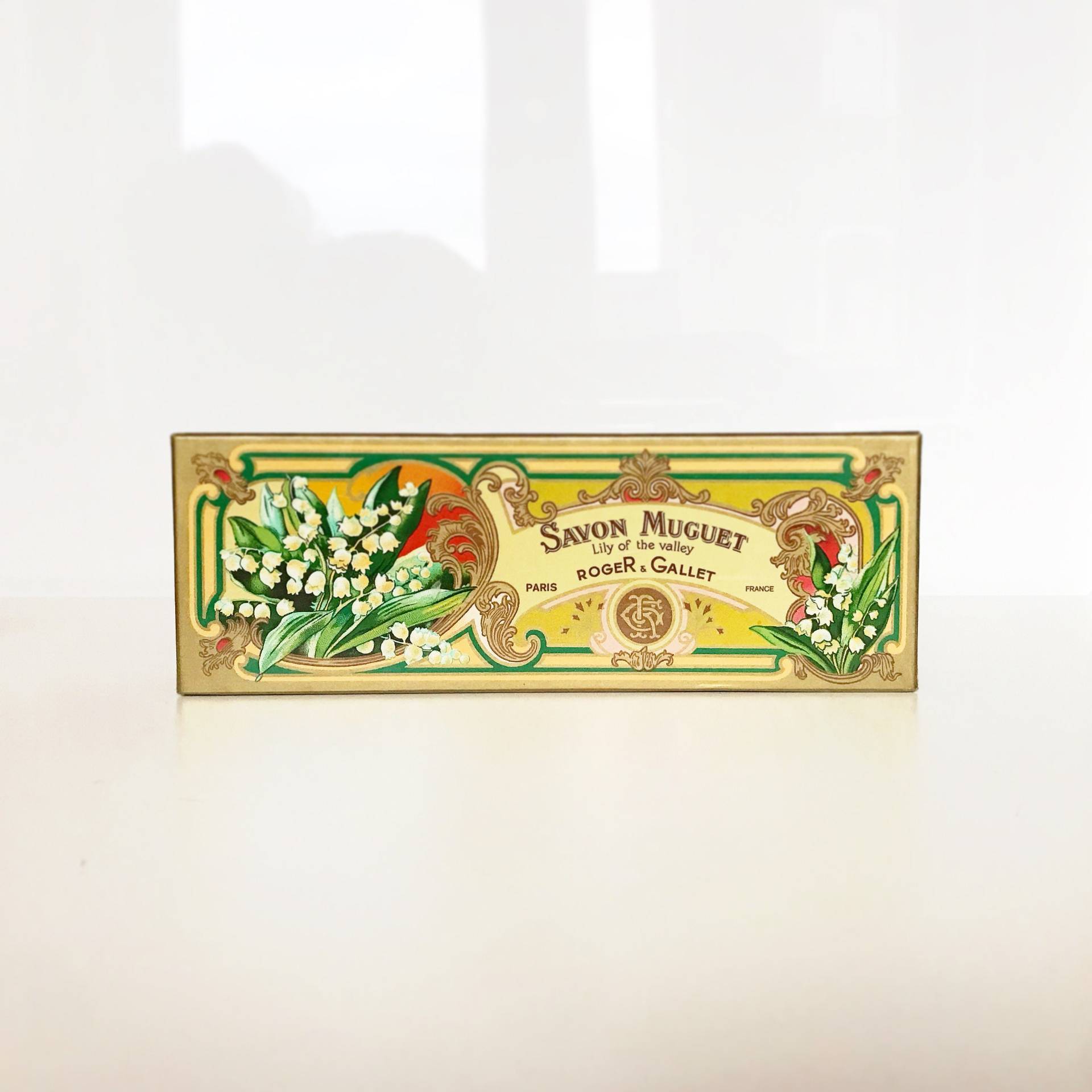 Vintage Roger & Gallet Seife, Savon Muguet "Lily Of The Valley"/Paris, France Bath-Soap 3 Stück Maiglöckchen von Etsy - LASTWALLFLOWER