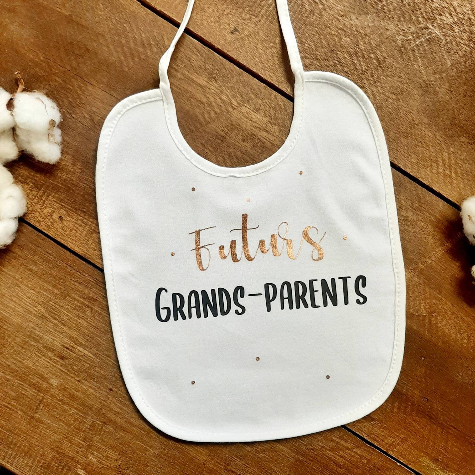 Zukünftige Großeltern/Cousinen - Ankündigung Der Schwangerschaft Personalisiertes Lätzchen Zukünftige Opa Und Oma, Cousine von Etsy - LATELIER0851
