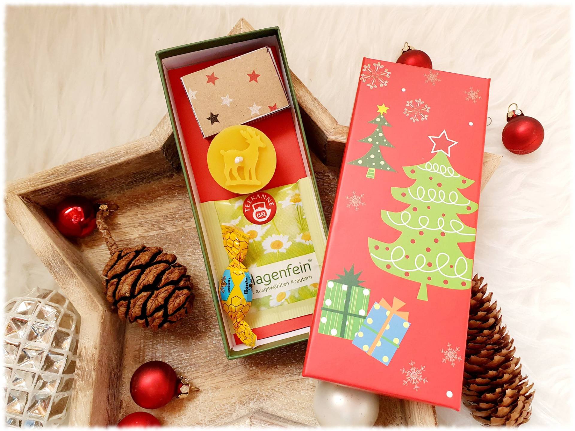 Kleines Weihnachtsgeschenk, Geschenk Weihnachten Frauen, Kleine Auszeit, Mitbringsel, Bienenwachskerze, Wichtelgeschenk, Laviosar von Etsy - LAVIOSAR