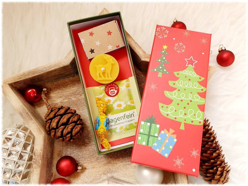 Kleines Weihnachtsgeschenk, Geschenk Weihnachten Frauen, Kleine Auszeit, Mitbringsel, Bienenwachskerze, Wichtelgeschenk, Laviosar von Etsy - LAVIOSAR