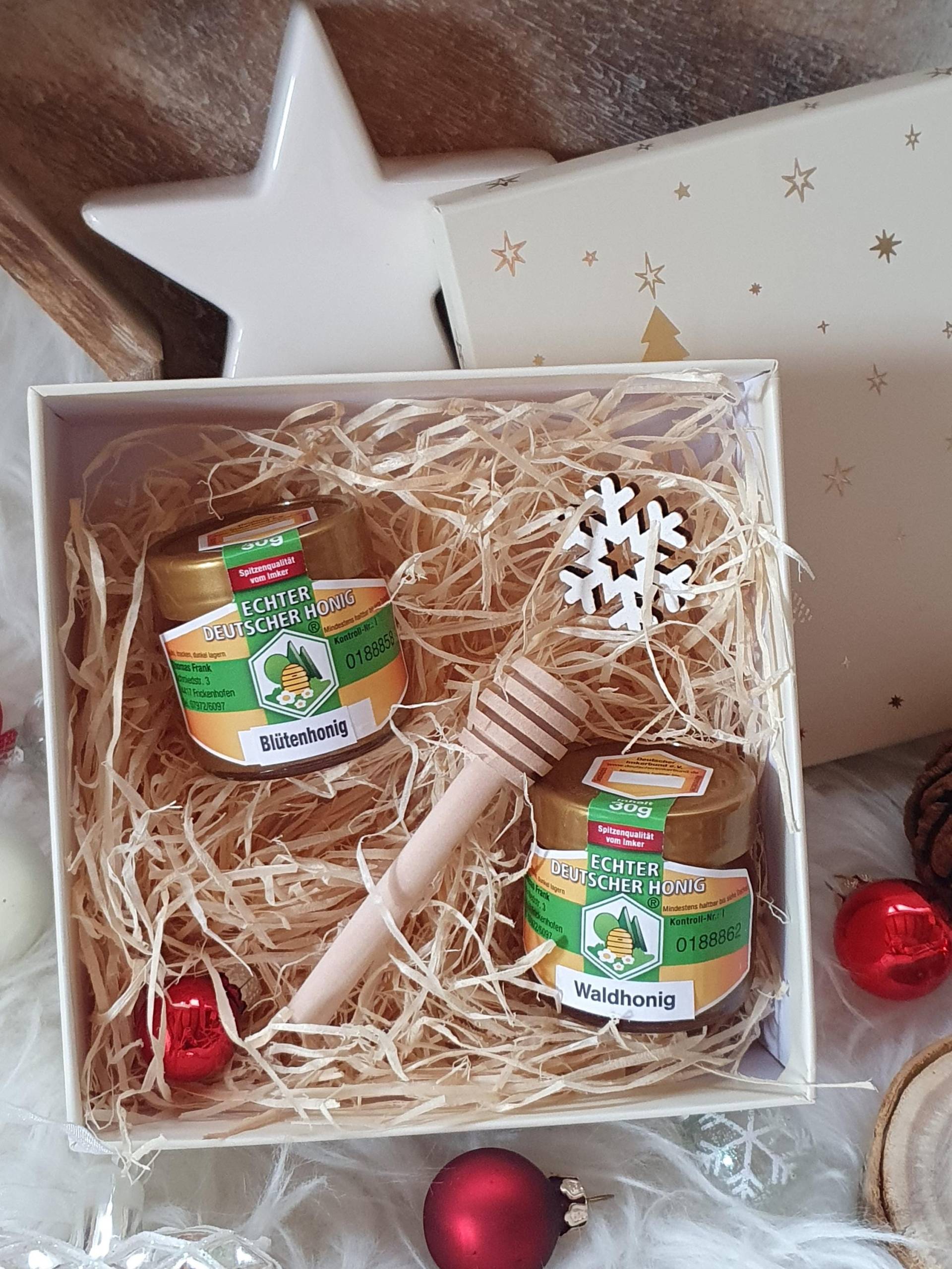 Kleines Weihnachtsgeschenk Mit Honig, Geschenk Weihnachten Frauen, Honig Set, Wichtelgeschenk, Mitbringsel, Laviosar von Etsy - LAVIOSAR