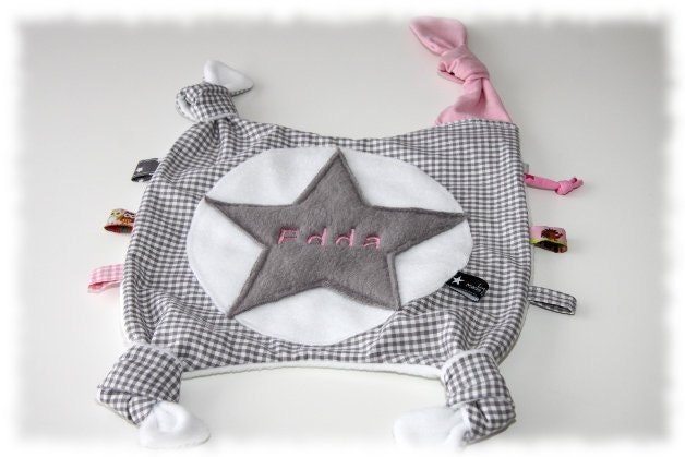 Schmusetuch Personalisiert Knistertuch Personalisiert Baby Geschenk Geburt Spucktuch Laviosar von Etsy - LAVIOSAR