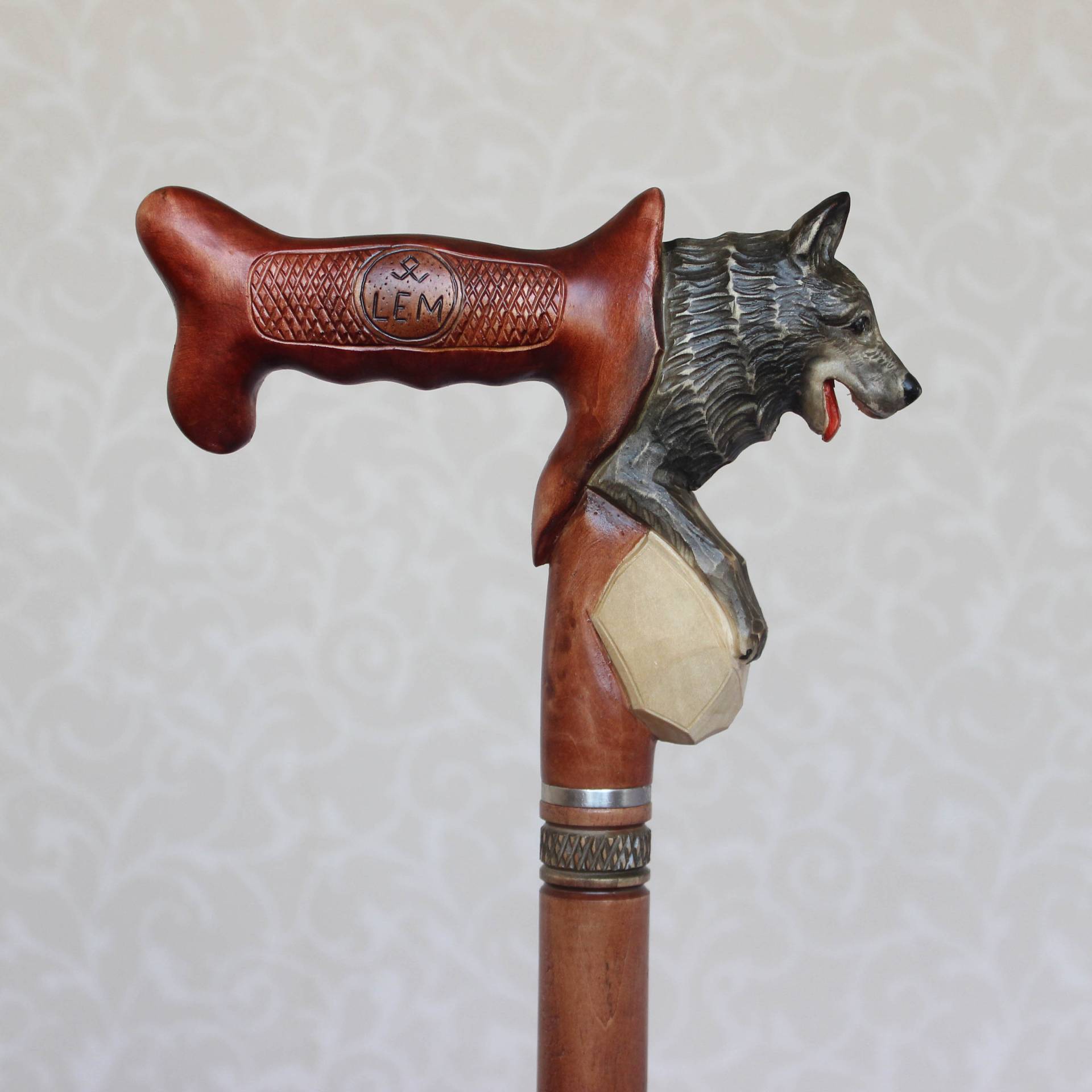 Holzstock Mit Hund Deutscher Schäferhund Geschnitzter Griff Und Sauberer Schaft Spazierstock Wanderstock Gehstöcke Handgeschnitzter Gehstock von Etsy - LEMWoodDesign