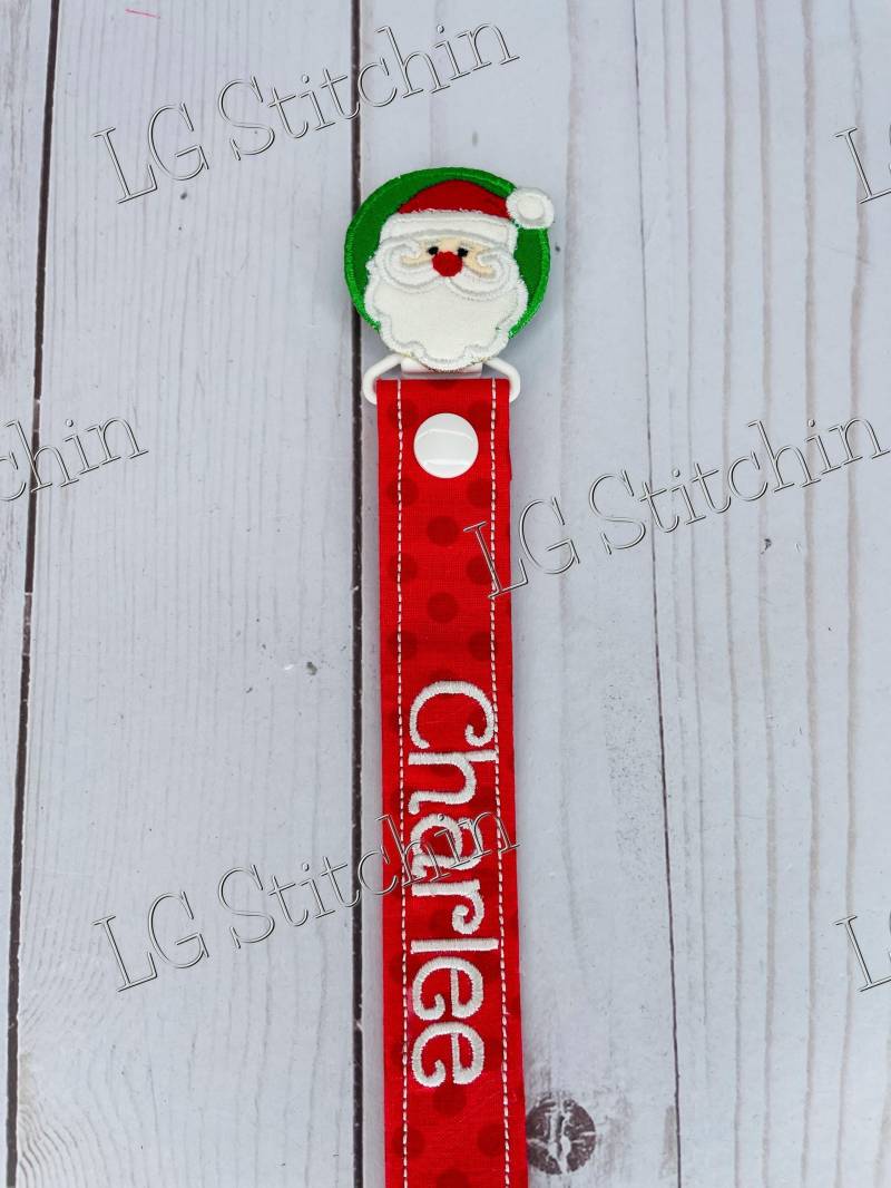 Schnullerkette Nikolaus Bestickt Individuell von Etsy - LGStitchin