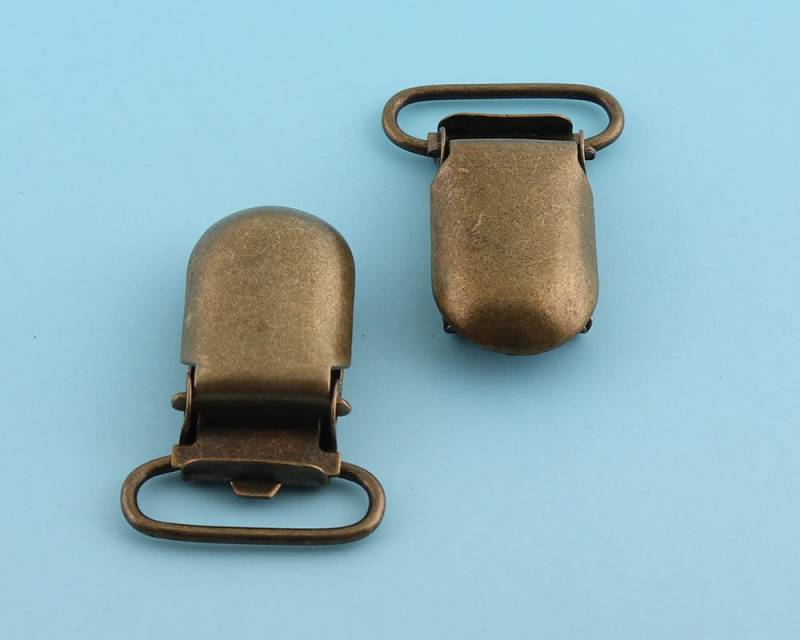 Bronze Hosenträger Clips 35 20mm Metall Kam Dummy Schnuller Slide Adjusters Versorgung 8Pcs von Etsy - LIKEBAGS
