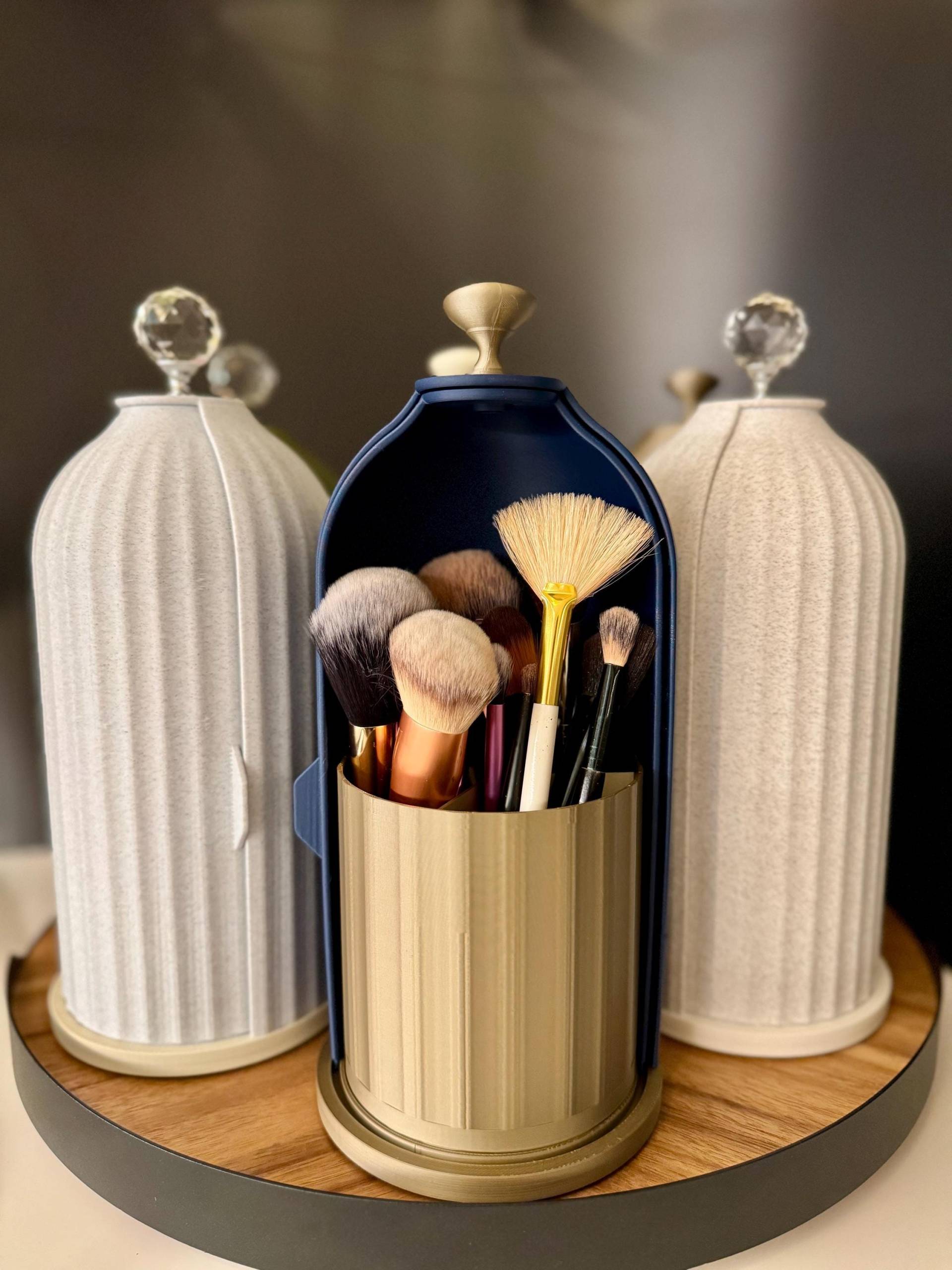 Dekorativer Pinselhalter | Bürstenhalter Make-Up Organizer Schmink Zubehör Schminktisch Dekor Beauty von Etsy - LORENDESIGNHome