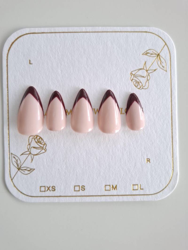 Press On Nägel Almond Kurz Handgefertigt von Etsy - LUXURAOnline