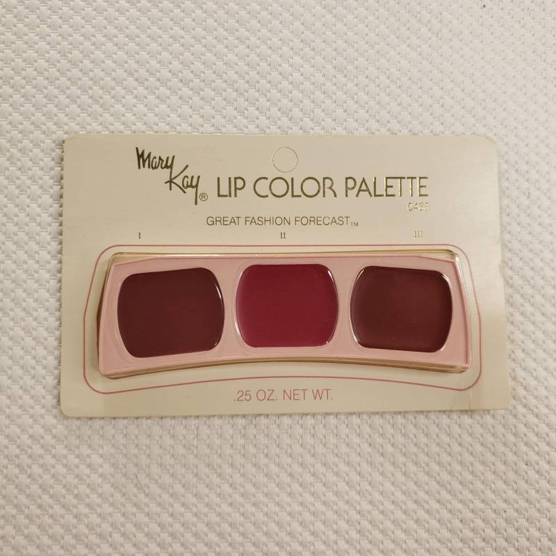 Vintage 80Er Jahre Mary Kay Lippenfarbpalette Pflaumen, Purpur, Dunkelrosa von Etsy - LVPinkPeacock