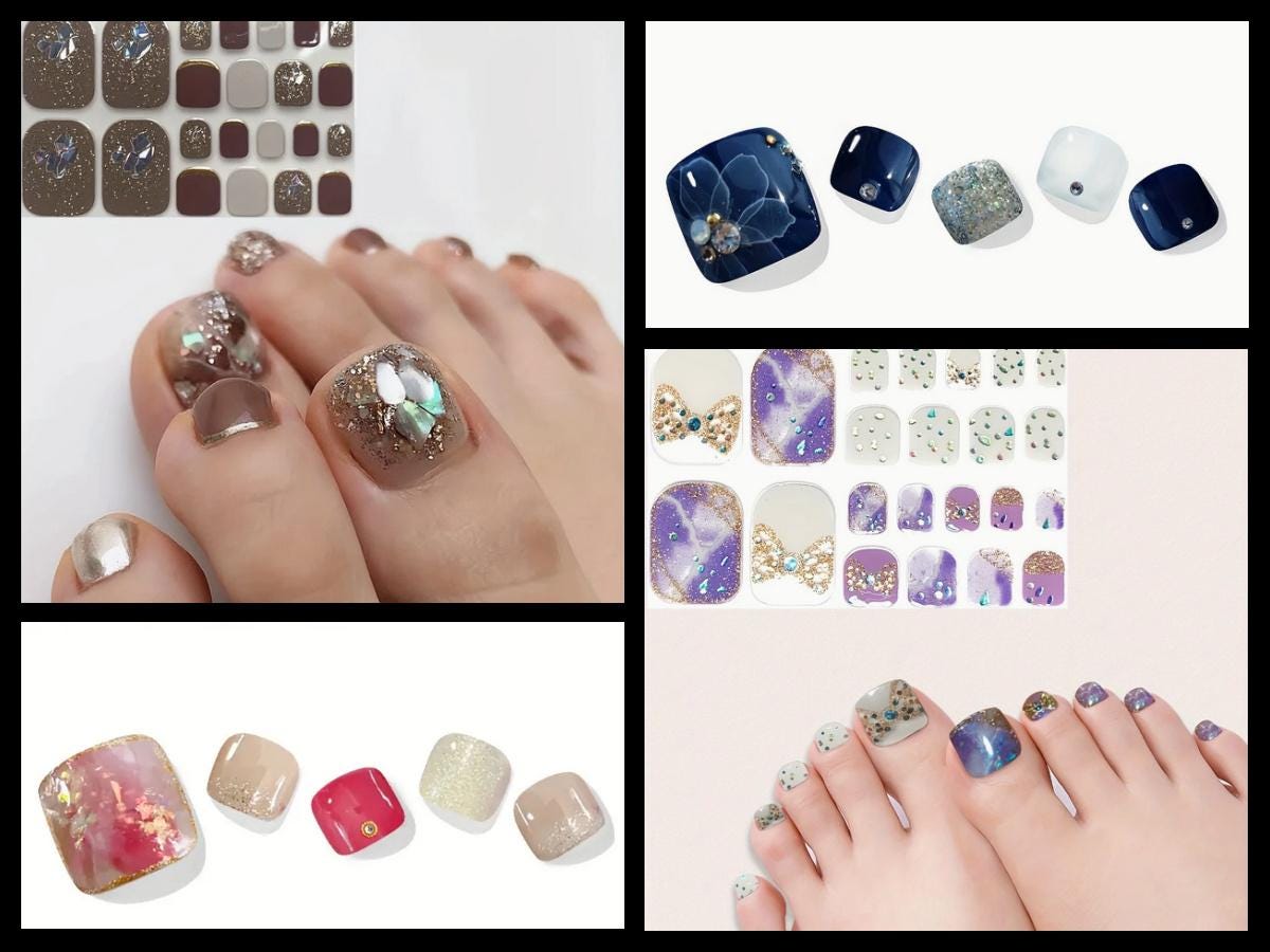 Nagelfolie Für Zehennägel Selbstklebend Full Cover Nagelsticker Aufkleber Pediküre Wrap Nagelaufkleber Ohne Lampe Design Trend Sommer Füße Nagelfolie Für Zehennägel Selbstklebend Full Cover Nagelsticker Aufkleber Pediküre Wrap Nagelaufkleber Ohne Lampe Design Trend Sommer Füße von Etsy - LaPerlaDiSaWi