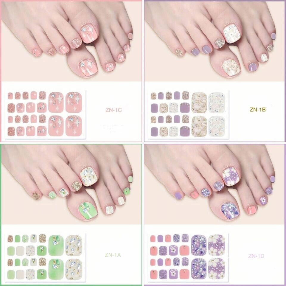 Nagelfolie Selbstklebend Für Zehennägel Full Cover Nagelsticker Aufkleber Pediküre Wrap Nagelaufkleber Ohne Lampe Design Trend Sommer Füße Nagelfolie Selbstklebend Für Zehennägel Full Cover Nagelsticker Aufkleber Pediküre Wrap Nagelaufkleber Ohne Lampe Design Trend Sommer Füße von Etsy - LaPerlaDiSaWi