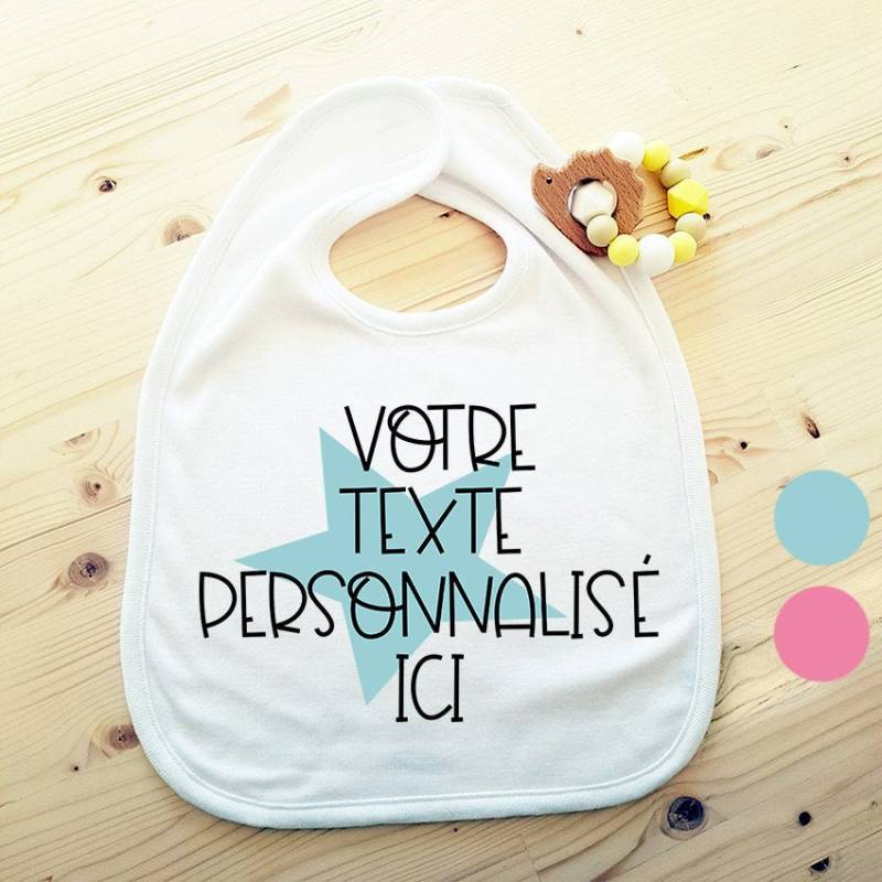 Custom Bib Mit Ihrem Text Custom Bib Mit Ihrem Text von Etsy - Lachouettemauve