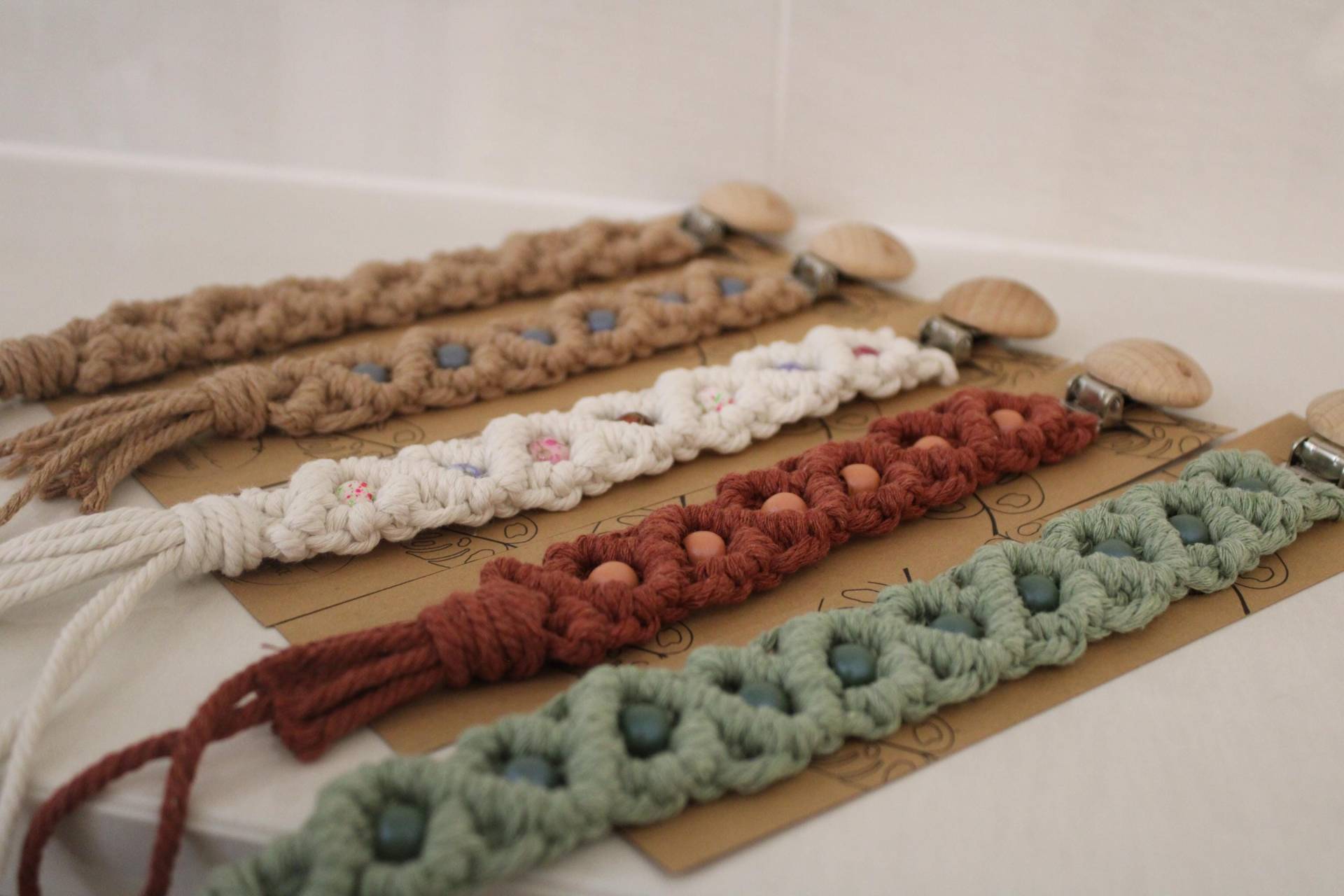 Makramee Schnullerketten Makramee Schnullerketten von Etsy - LadisHandmade
