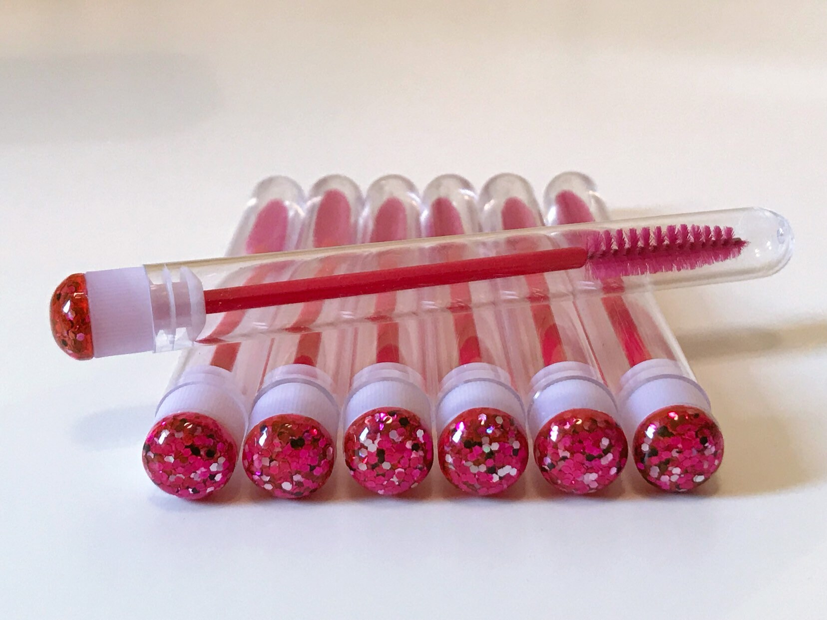 10 X Peitsche Zauberstäbe - Rosa Regenbogen Glitter von Etsy - LadyLusLashes