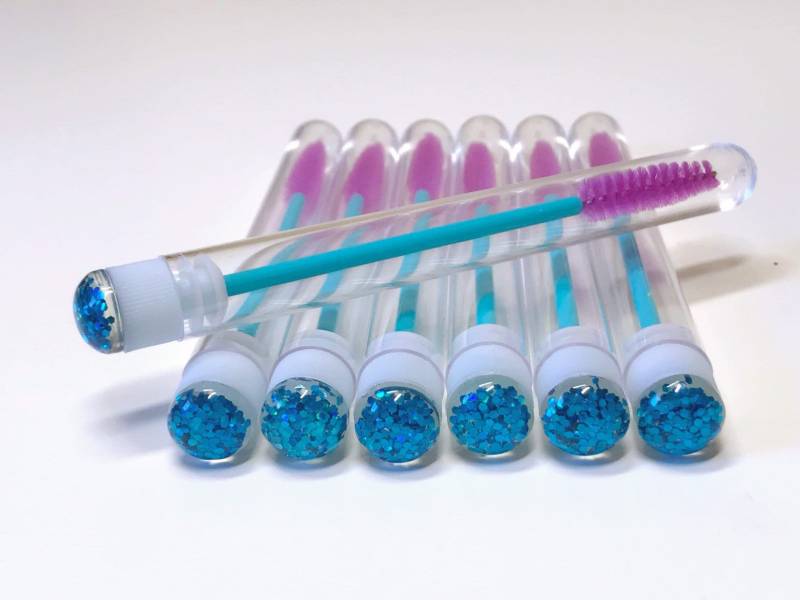 20 X Peitsche Zauberstäbe - Blau Glitzer von Etsy - LadyLusLashes